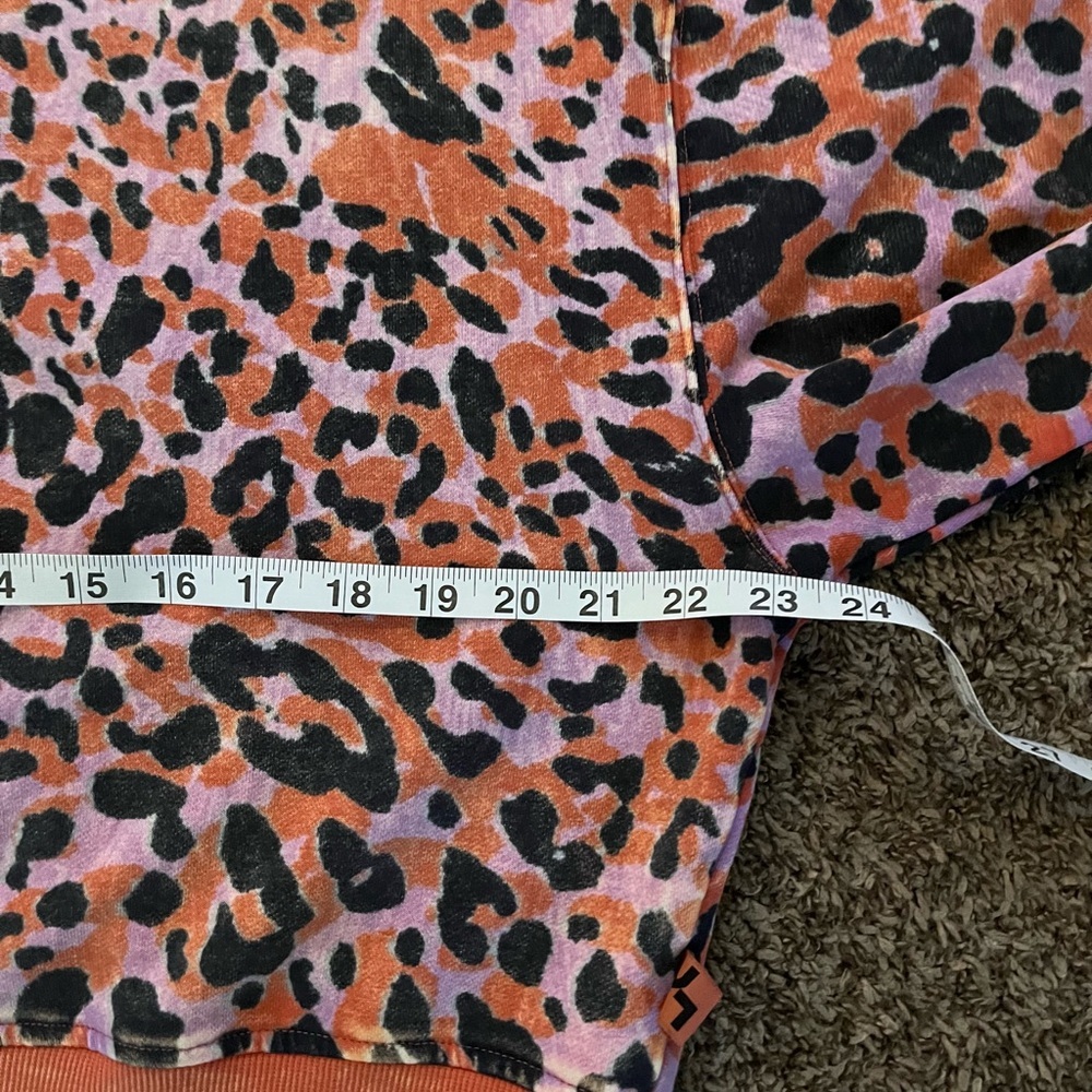 JoyLab Pink and Black Animal Print Top - Picture 4 of 4